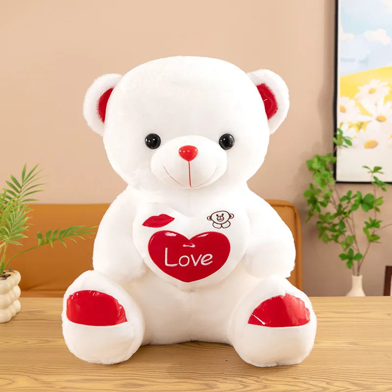 Stuffed Animals & Plush Toys Letter Bear Heart Shape PP cotton Toys