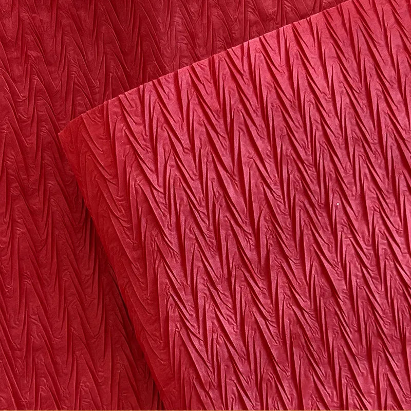 Romantic Simple Style Solid Color Crease paper Paper Date Festival Gift Wrapping Supplies Party Supplies Gift Wrapping Supplies 5 PCS/Package