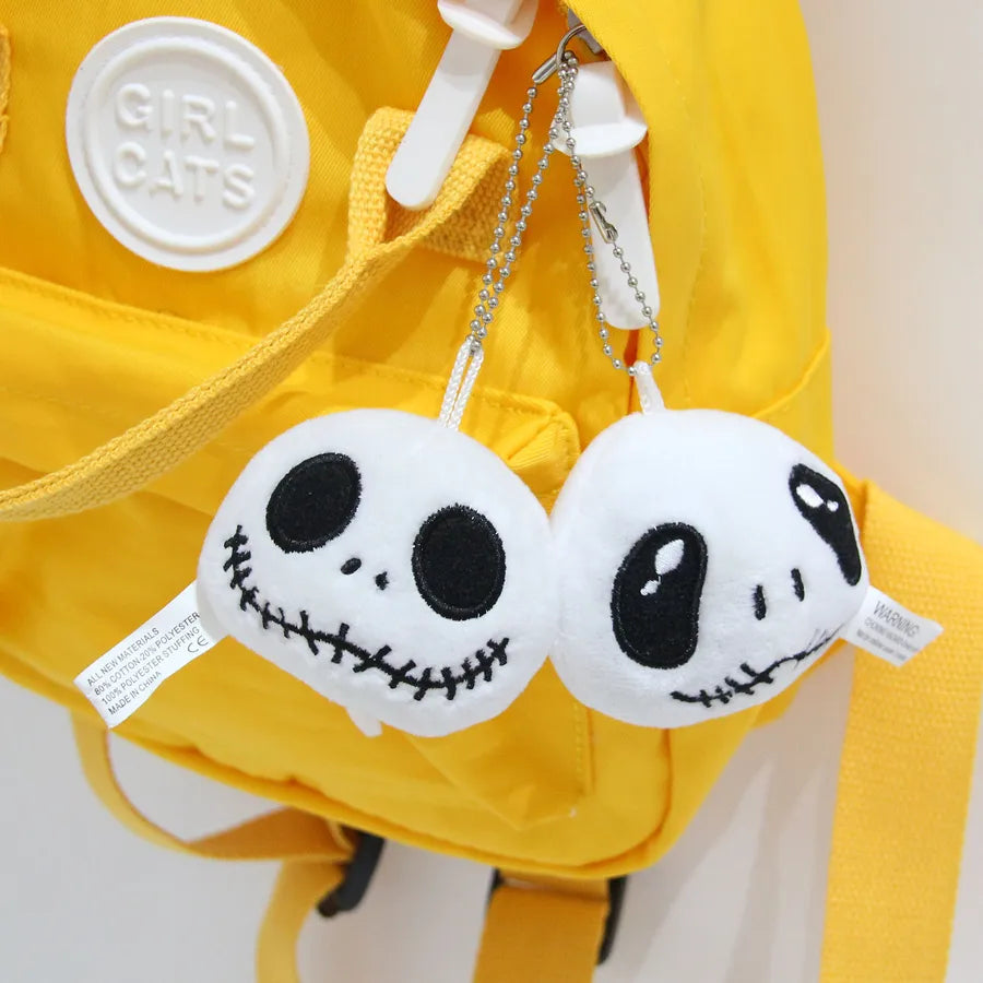 Halloween Jack Devil Skull Plush Toy Funny Ornament Bag Pendant Small Decorations Christmas Horror Night Soft Stuffed Dolls