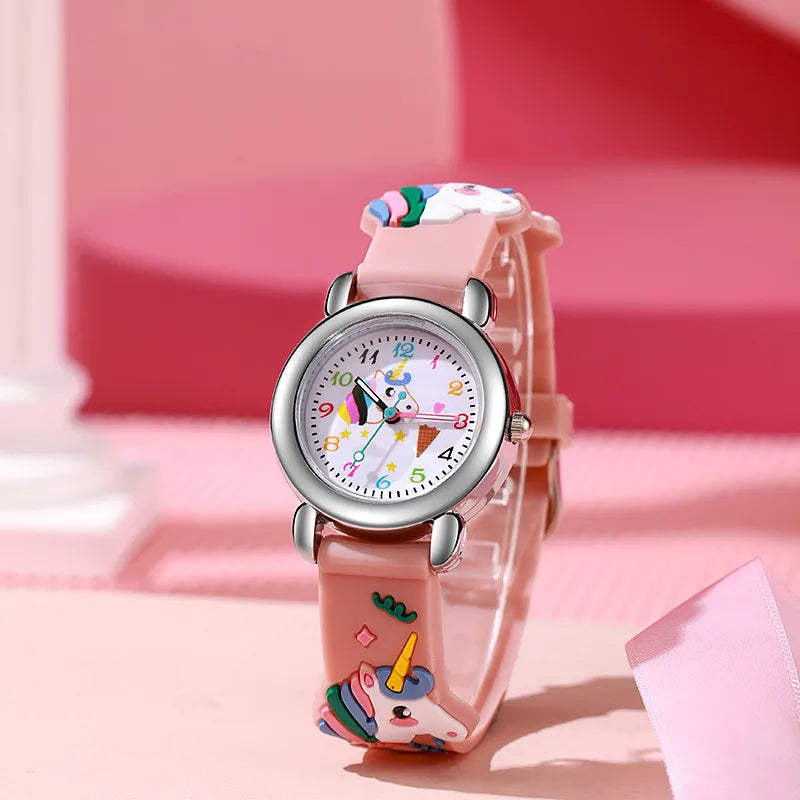 Factory spot low price direct selling children's watches boys and girls 3D cartoon quartz watch foreign trade watch