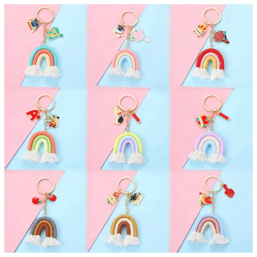 Casual Cute Luxurious Letter Alloy Asymmetrical Keychain