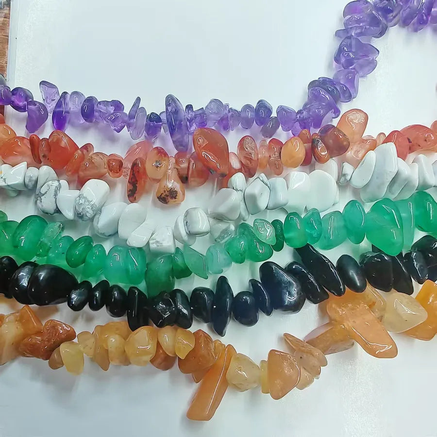 Elegant Cute Round natural stone cable chain Bracelets In Bulk