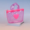 Women's Heart Shape Solid Color PVC Zipper Coin Purses