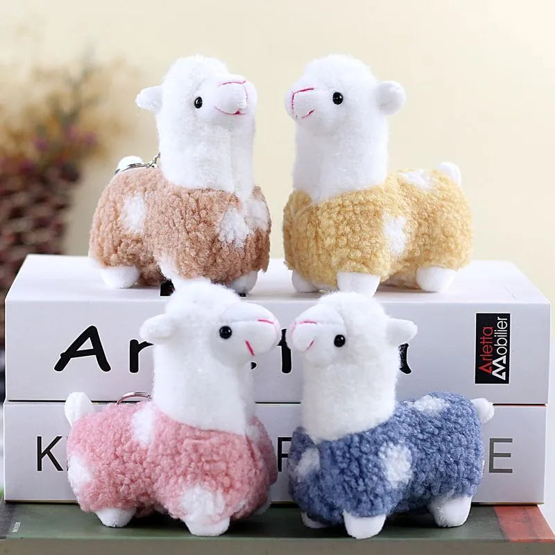 Creative Cute Lamb Pendant Alpaca Plush Pendant Doll Alpaca Doll Pendant Doll Wedding Drop Doll