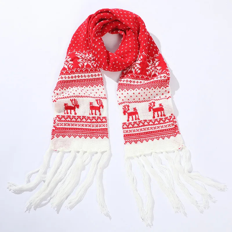 Women's Casual Elk Polyester Scarf