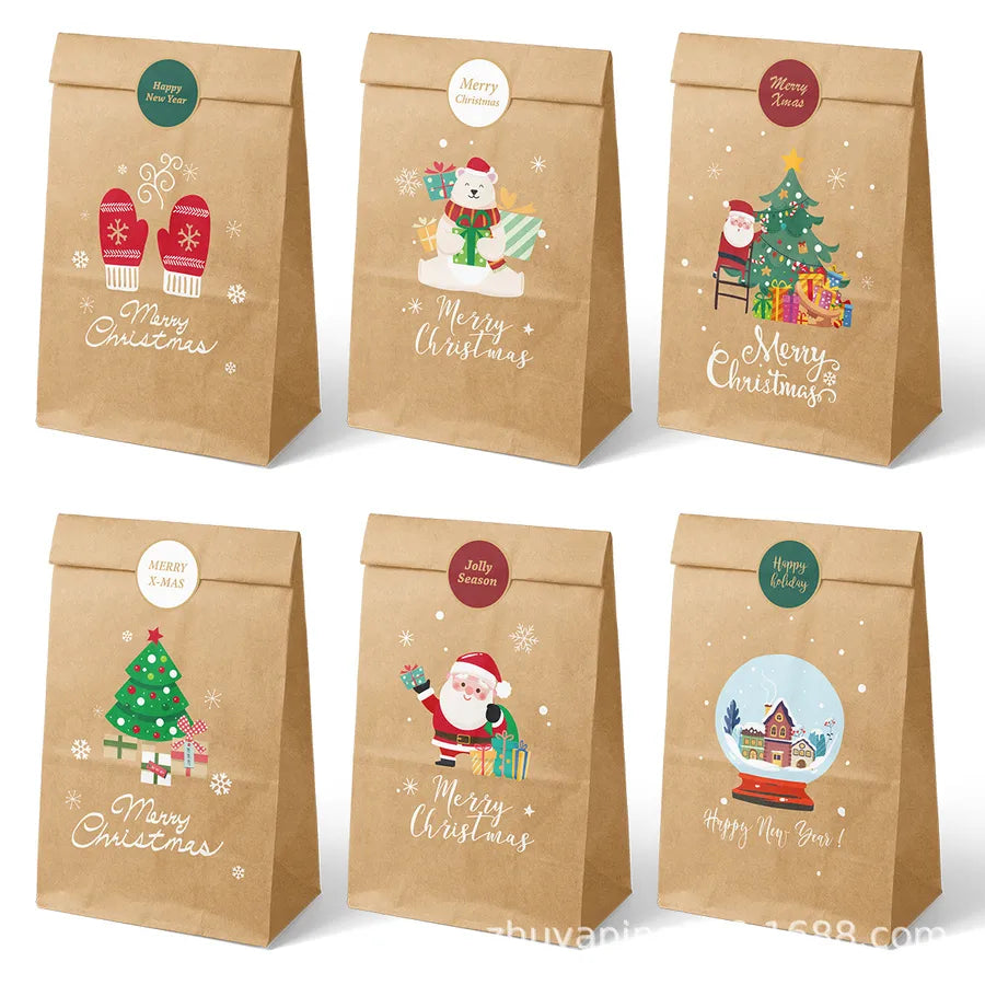 Christmas Cute Cartoon Paper Christmas Gift Wrapping Supplies