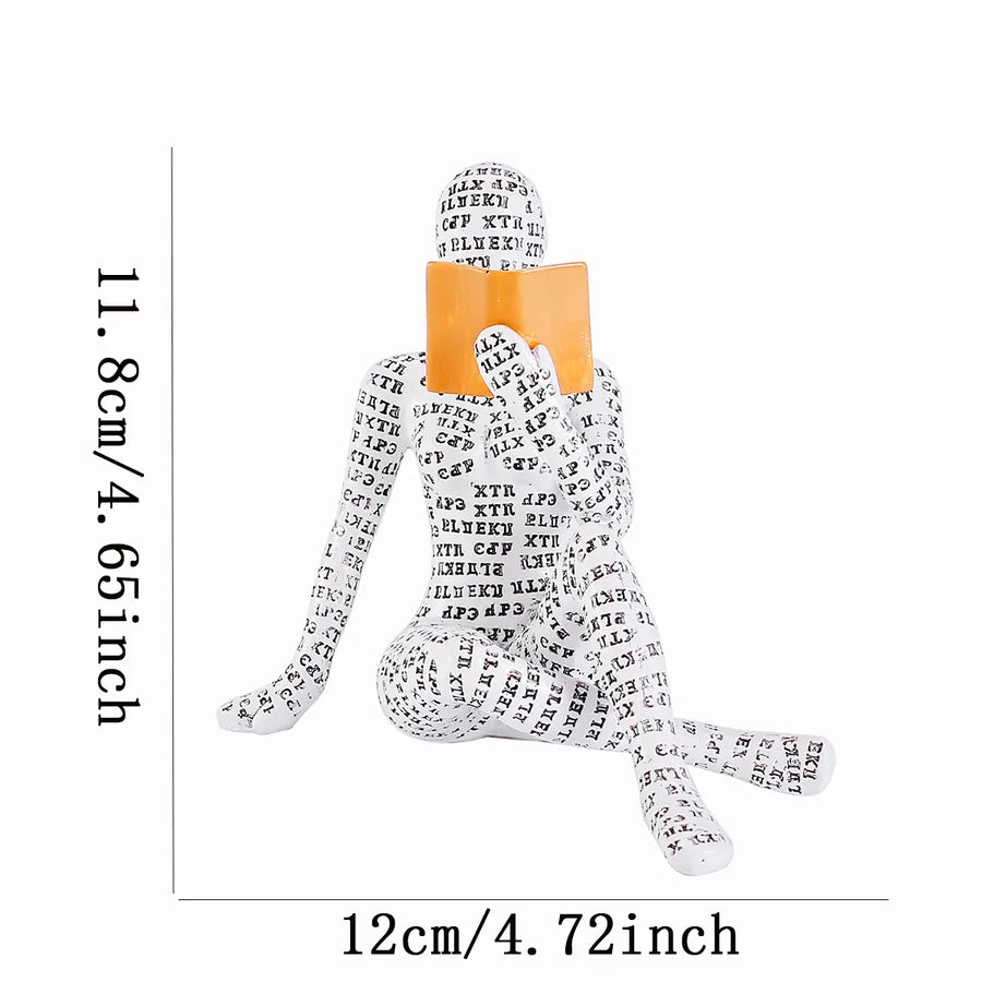 retro simple style artistic portrait resin ornaments artificial decorations