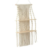 New Hand-woven Tapestry Shelf Cotton Rope Wall Hanging Bohemian Storage Rack Hotel Homestay Children's Room Hanging Decoration