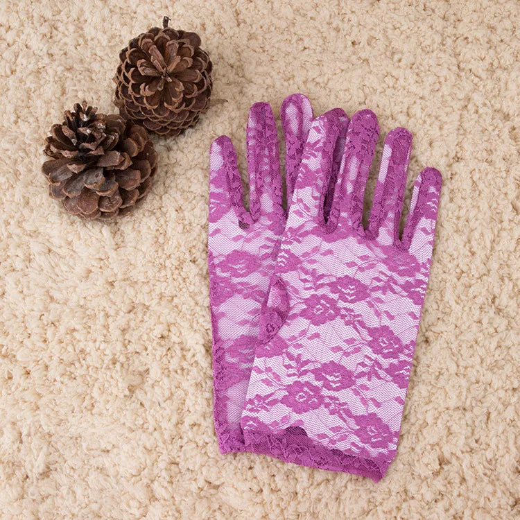Women's Elegant Lady Lace Gloves