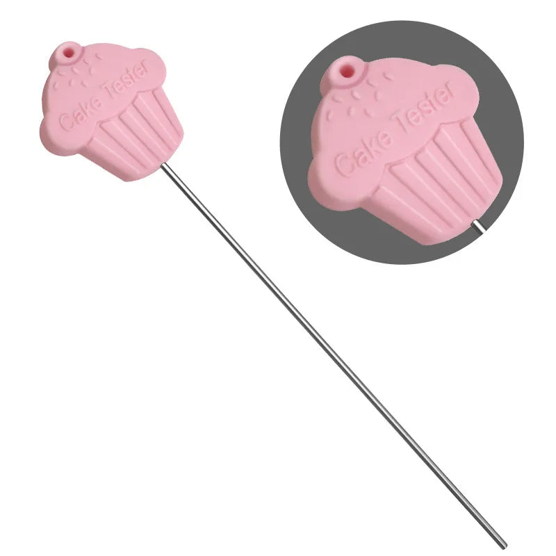 Casual Elegant Cake 304 Stainless Steel Silica Gel Cake testing probes 1 Piece