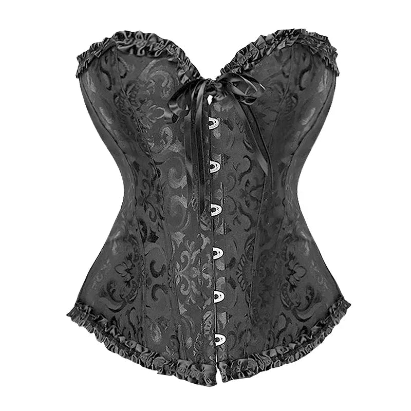 Lace Tube Bra Stereotype Tummy Control Gather Shaping Underwear