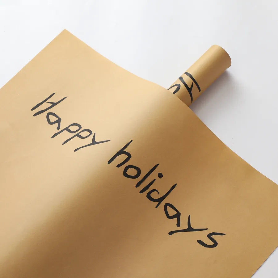 Simple Style Letter Kraft Paper Date Festival Gift Wrapping Supplies Party Supplies Gift Wrapping Supplies 10 PCS/Package