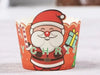 Christmas Fashion Cartoon Party Cake paper tray