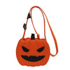 Halloween Funny Pumpkin Bag  New Fashion Color Contrast Personalized Creative Trendy One-Shoulder Women's Bag Cartoon Crossbody Bag
