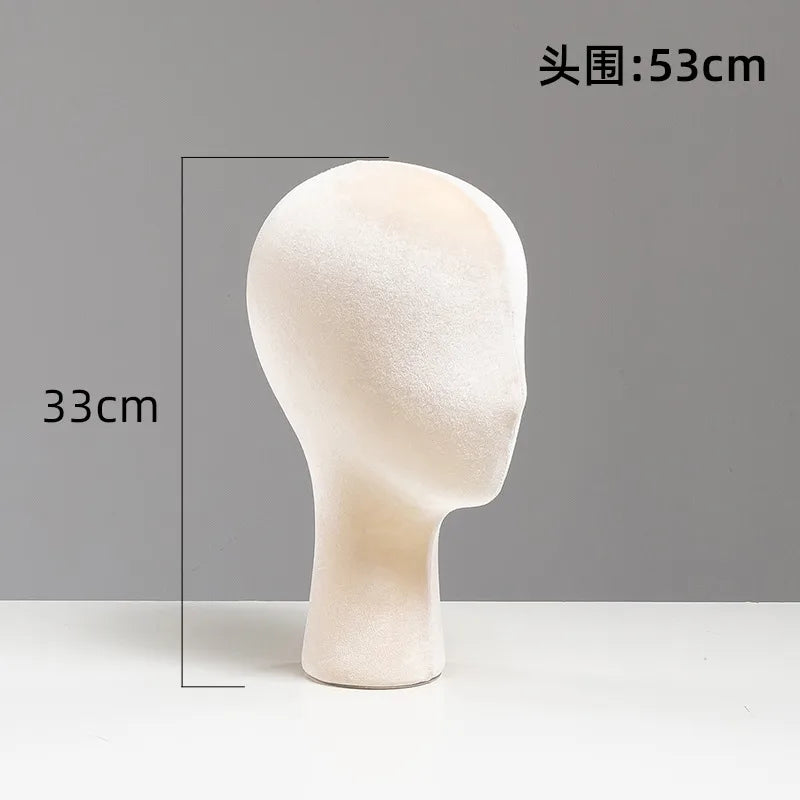 Pin Head Model Prop Display Stand Wig Hat Glasses Scarf Jewelry Holder Female Adult Mannequin Hair Extension Tool Kit