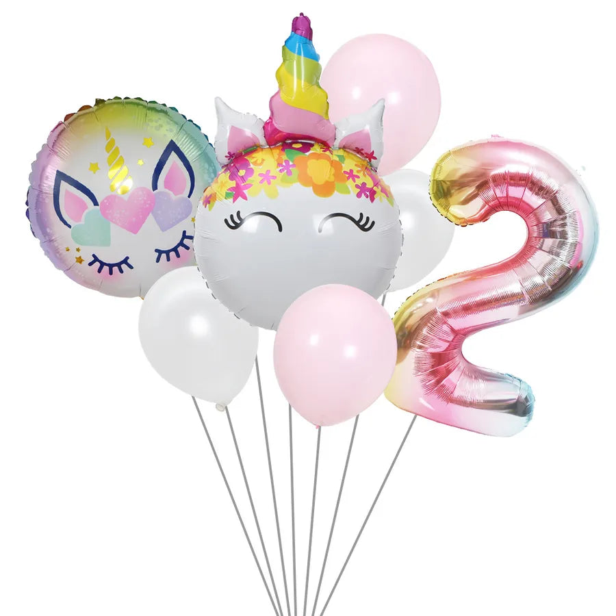cute rainbow star  aluminum film home party carnival balloons