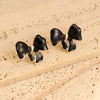 1 Pair Elegant French Style Sweet Heart Shape Bow Knot 304 Stainless Steel Ear Studs