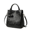 Genuine Leather Women's Bag Counter Genuine Bag  New Hand Bag Genuine Leather Women's Fashion Large Bag Shoulder Crossbody Bag