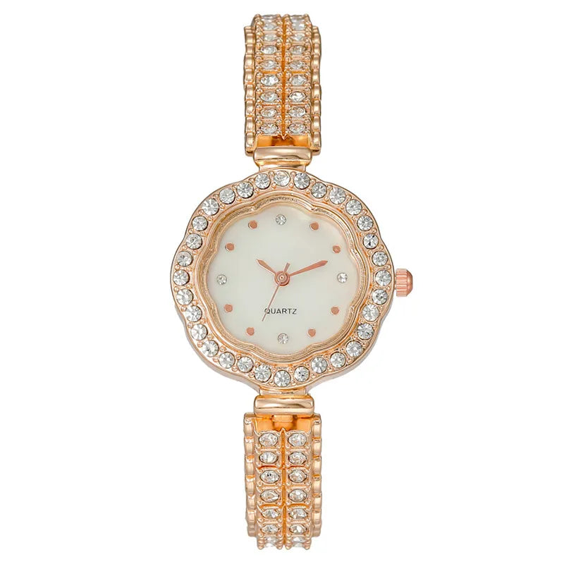 Elegant Modern Style Geometric Jewelry Buckle Quartz Watch Women's Watches