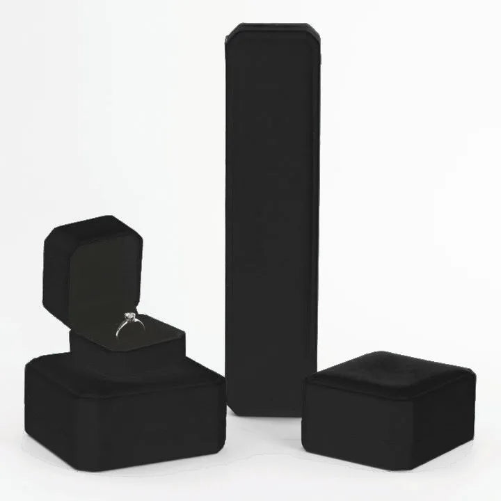 1 Piece Cloth Simple Style Daily Solid Color Jewelry Boxes