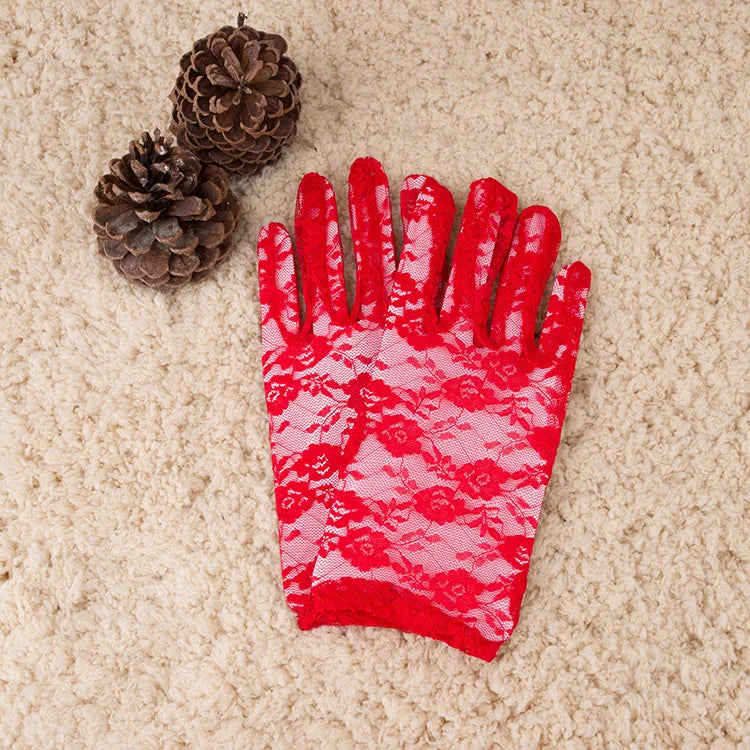 Women's Elegant Lady Lace Gloves