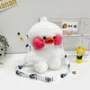 Cyber Celebrity Hyaluronic Acid Yellow Duck Doll Plush Children's Bag Cartoon Cute Doll Shoulder Crossbody Backpack Coin Purse