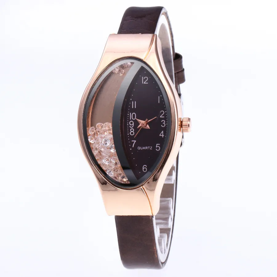 Casual Geometric Buckle Quartz Women's Watches