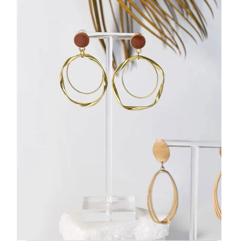 Transparent Acrylic Earring Jewelry Display Stand Premium Quality Stall Photography Props Shop Counter Hanging Rack