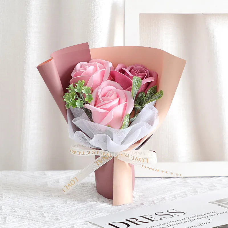 Valentine'S Day Romantic Multicolor Soap Flower Artificial flowers
