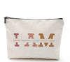 casual cartoon cotton and linen storage bag makeup bags