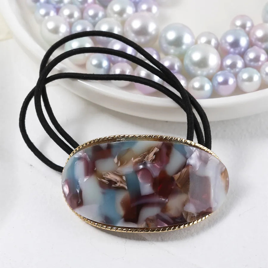 Elegant Women's Geometric Plastic/Resin Hair Tie