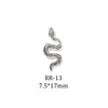 Halloween Manicure Spider Web Alloy Ornament Retro Dark Wind Spider Skull Hand Manicure DIY Accessories Wholesale