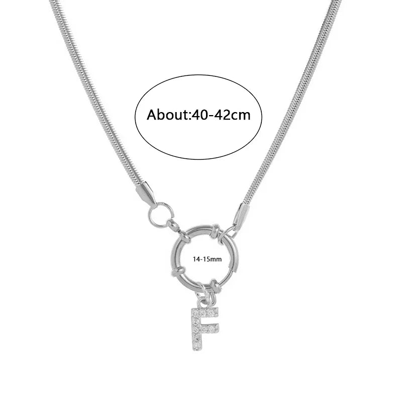 Wholesale Jewelry Vacation Classic Style Pentagram Heart Shape 302 Stainless Steel 18K Gold Plated snake chain Pendant Necklace