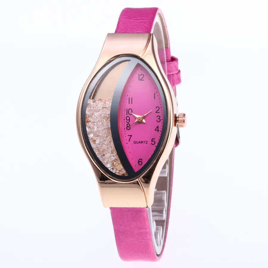 Casual Geometric Buckle Quartz Women's Watches
