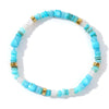 Vintage Style Classic Style Geometric natural stone Iron Gall Stone Beaded Chain Bracelets In Bulk