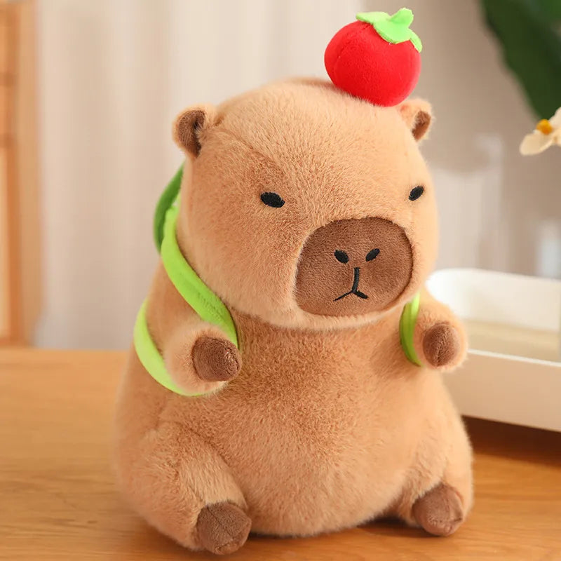 Trendy Capybara Plush Toy Cute Birthday Gift Children's Stuffed Animal Doll Transforming Plushie PP Cotton Material