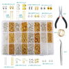 casual simple style solid color metal plating jewelry accessories