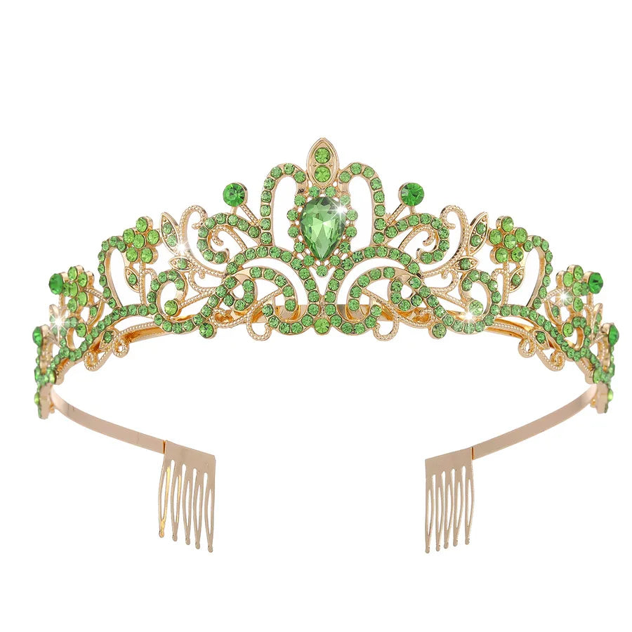 Fashion Women'S Crown Alloy Rhinestones Crown