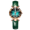 casual color block buckle quartz women's watches