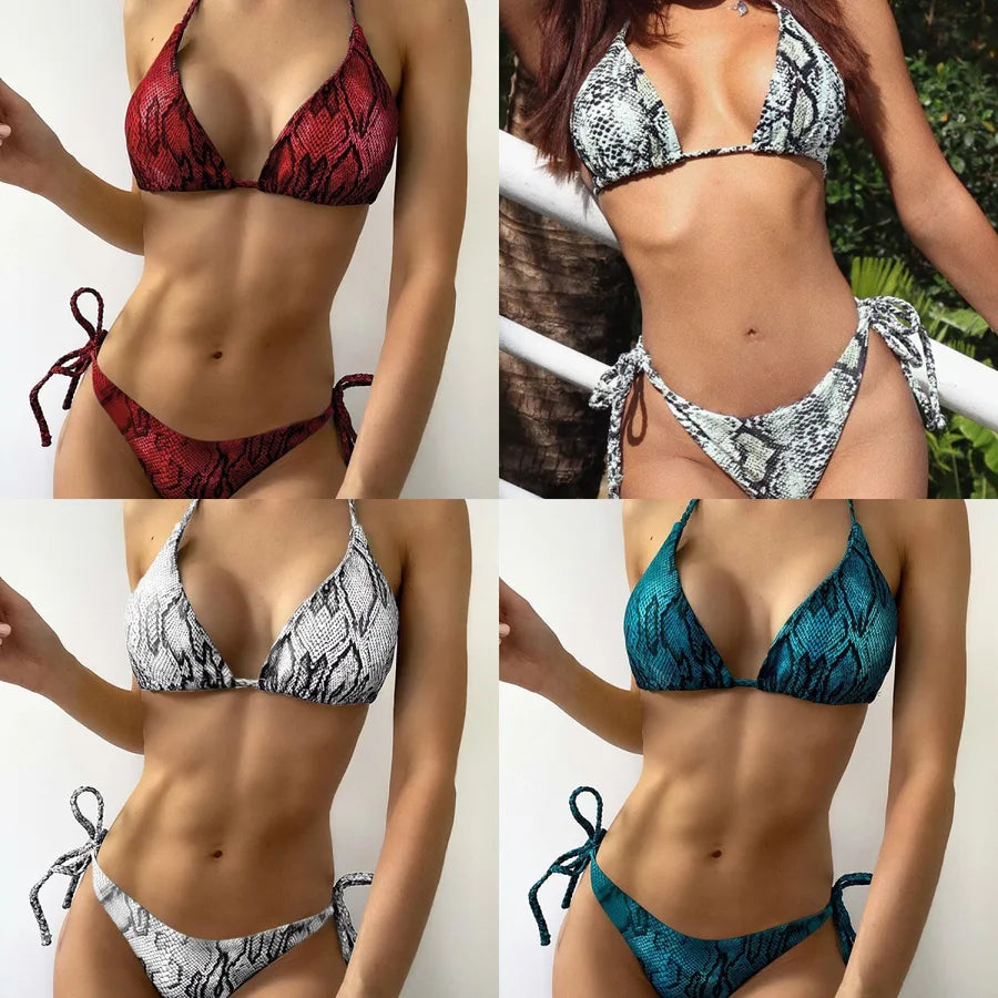 Women's Ditsy Floral 2 Pieces Set Bikinis Swimwear