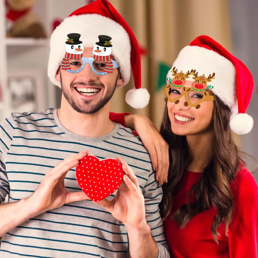 Christmas Casual Cute Christmas Tree Santa Claus Snowman Party