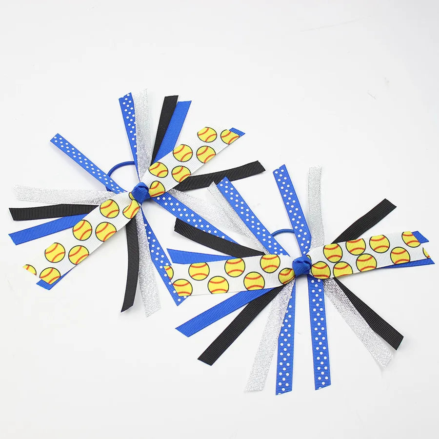 Europe and the United States New European Cup Stitching Hair Ring Fans Girl Handmade volleyball football printed head rope