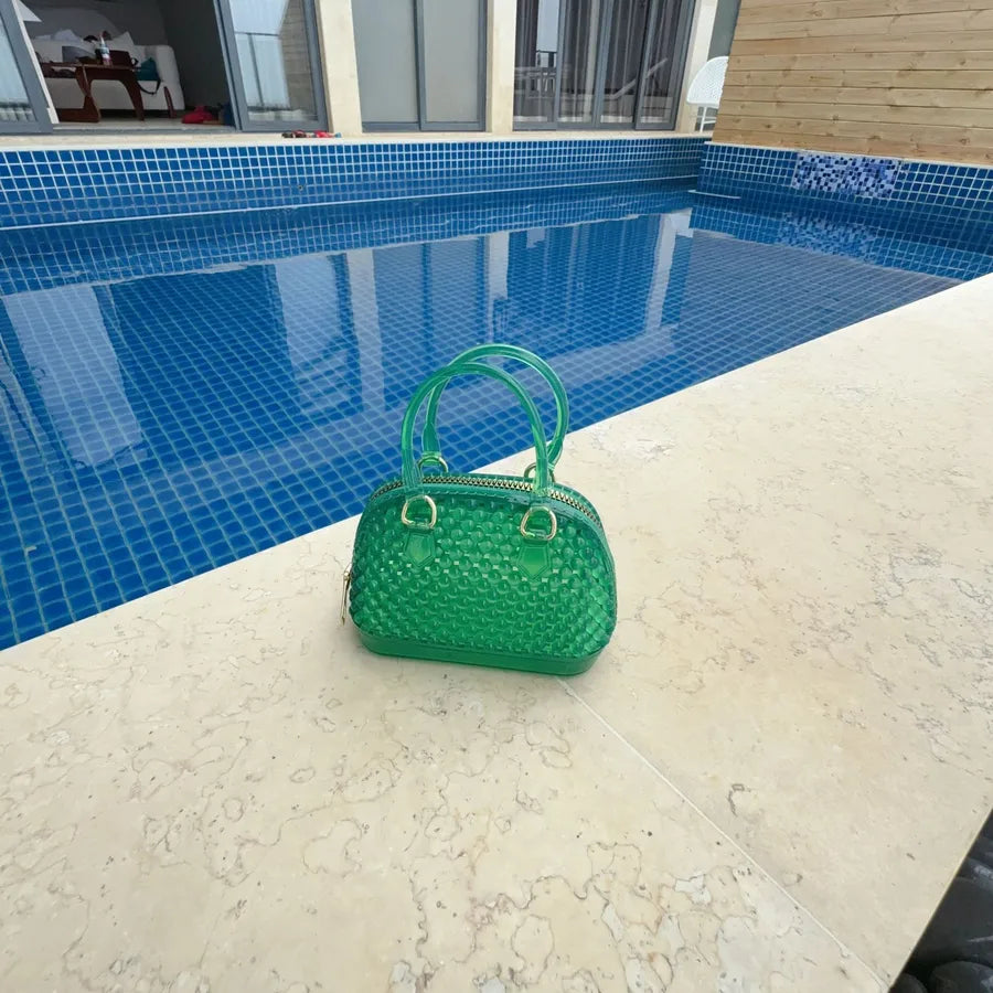 New PVC Jelly Shell Bag Mini Jelly Bag Handbag Trendy Best-Selling Shoulder Crossbody Jelly Bag