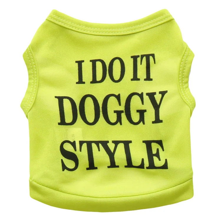 Casual Polyester Letter Pet Clothing