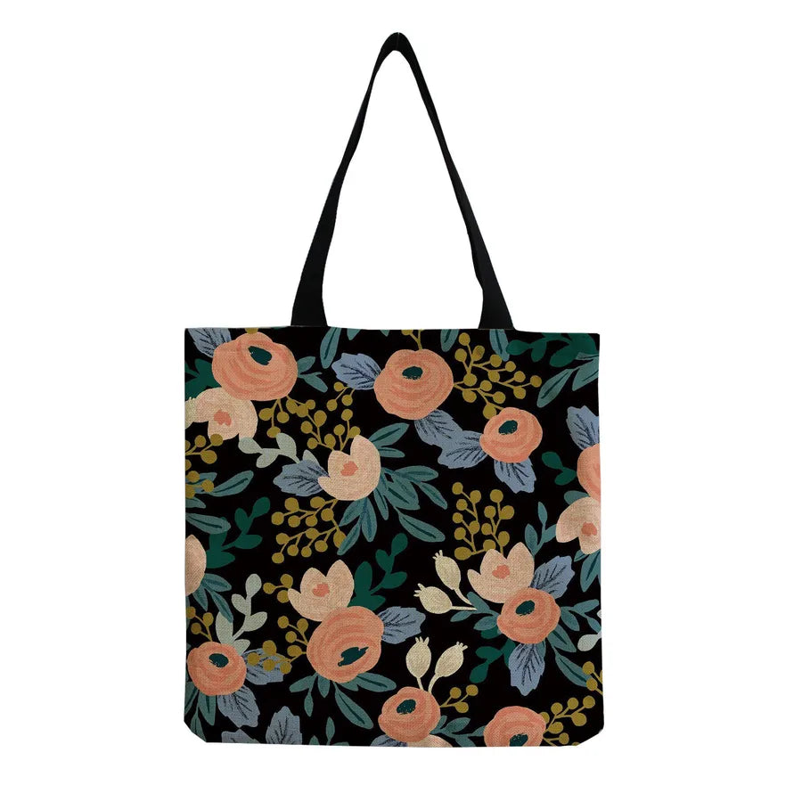 women's fashion flower shopping bags