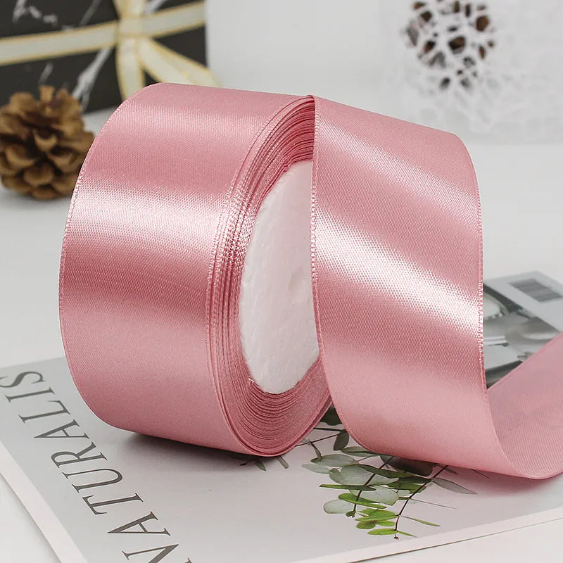 Modern Style Solid Color Polyester Holiday Wedding Birthday Party Supplies Gift Wrapping Supplies 1 Roll