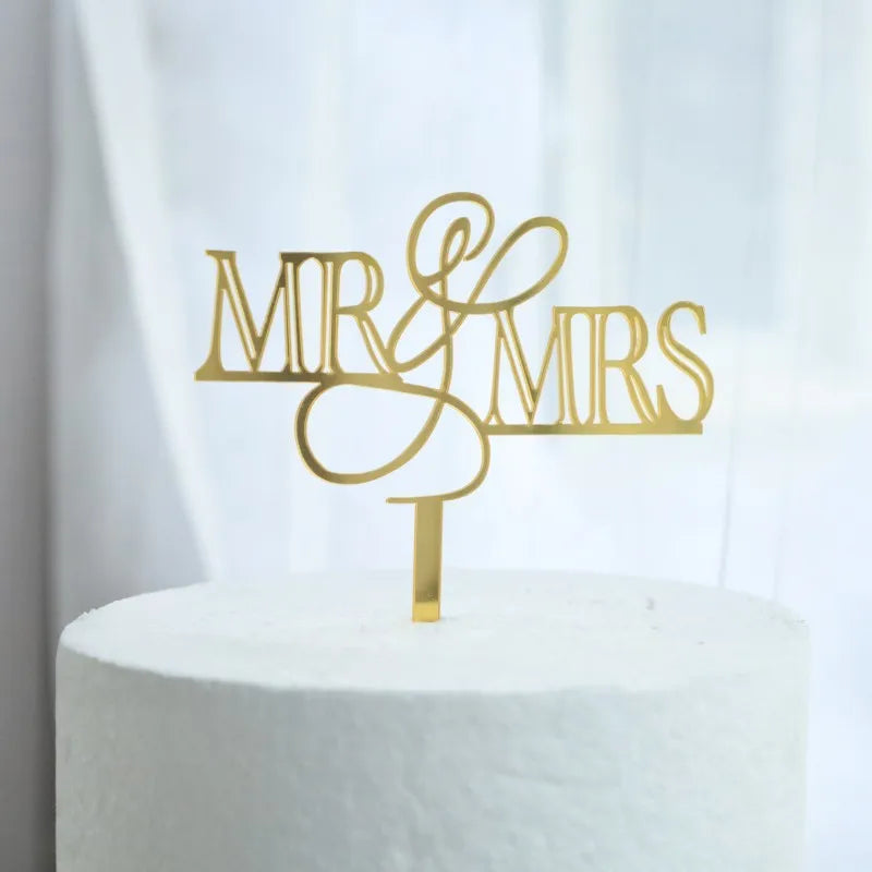 Elegant Lady Letter Heart Shape Plastic Holiday Banquet Birthday Party Supplies Cake Decorating Supplies 1 Piece