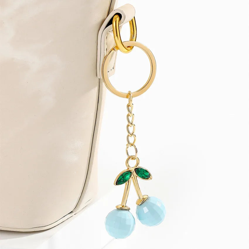 1 Piece Simple Style Cherry Acrylic Women's Bag Pendant Keychain