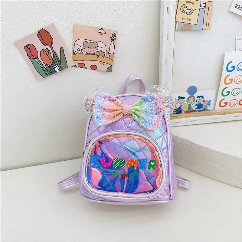 Solid Color Holiday School Kids Backpack