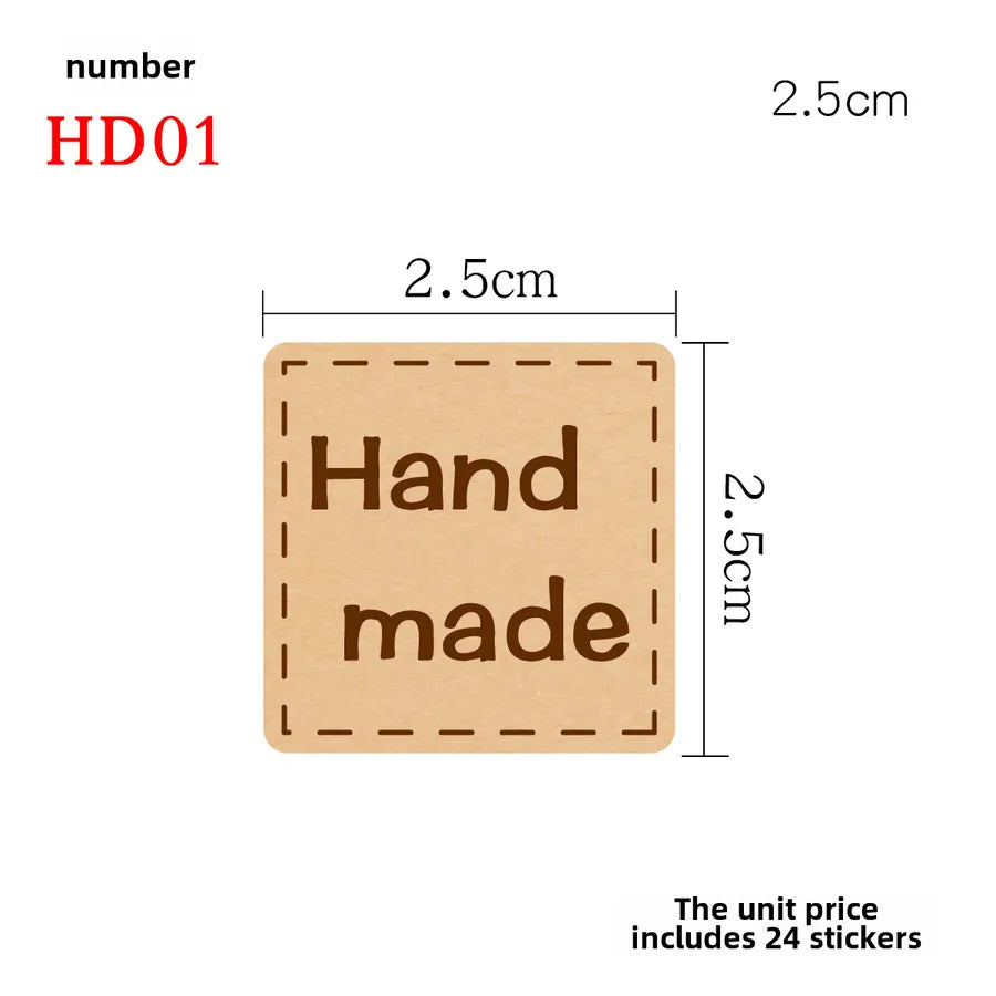 hand made sticker black pudding sticker baking push push music handmade sealing adhesive
